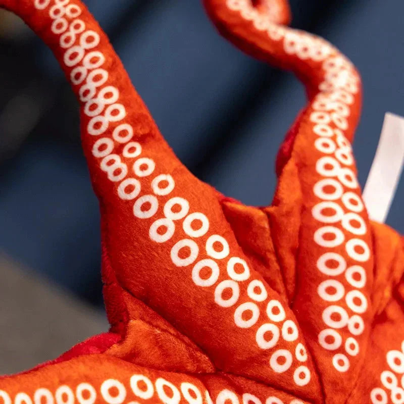 Maliben | Red Life-Like Octopus Plushie