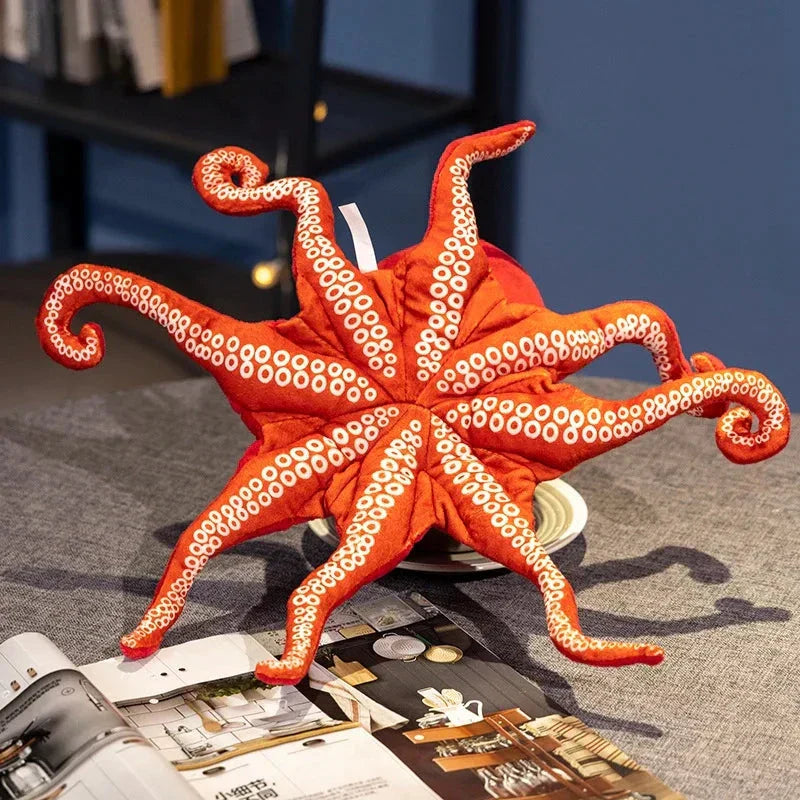 Maliben | Red Life-Like Octopus Plushie