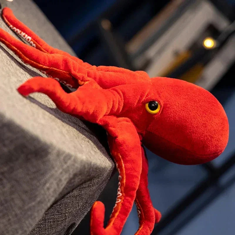 Maliben | Red Life-Like Octopus Plushie