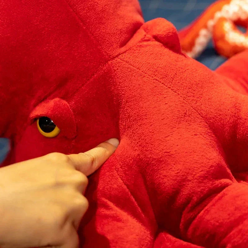 Maliben | Red Life-Like Octopus Plushie