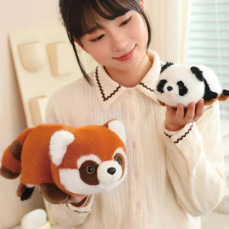 Maliben | Reversible Red Panda To Panda Plush