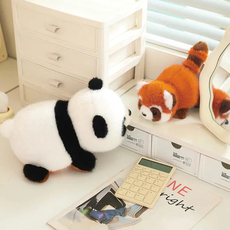 Maliben | Reversible Red Panda To Panda Plush