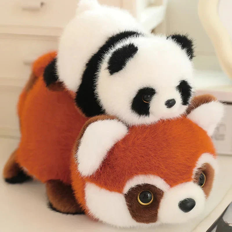 Maliben | Reversible Red Panda To Panda Plush