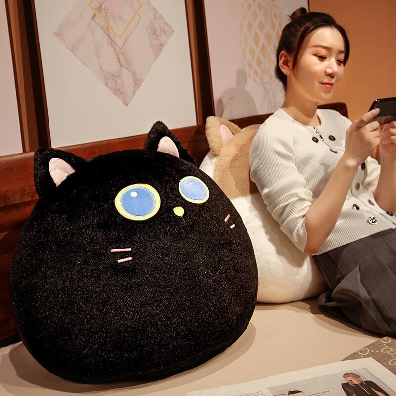 Maliben | Round Cat Bunny Fox Pillow Plushie Collection