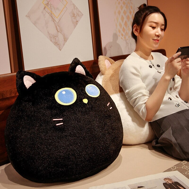 Maliben | Round Cat Bunny Fox Pillow Plushie Collection