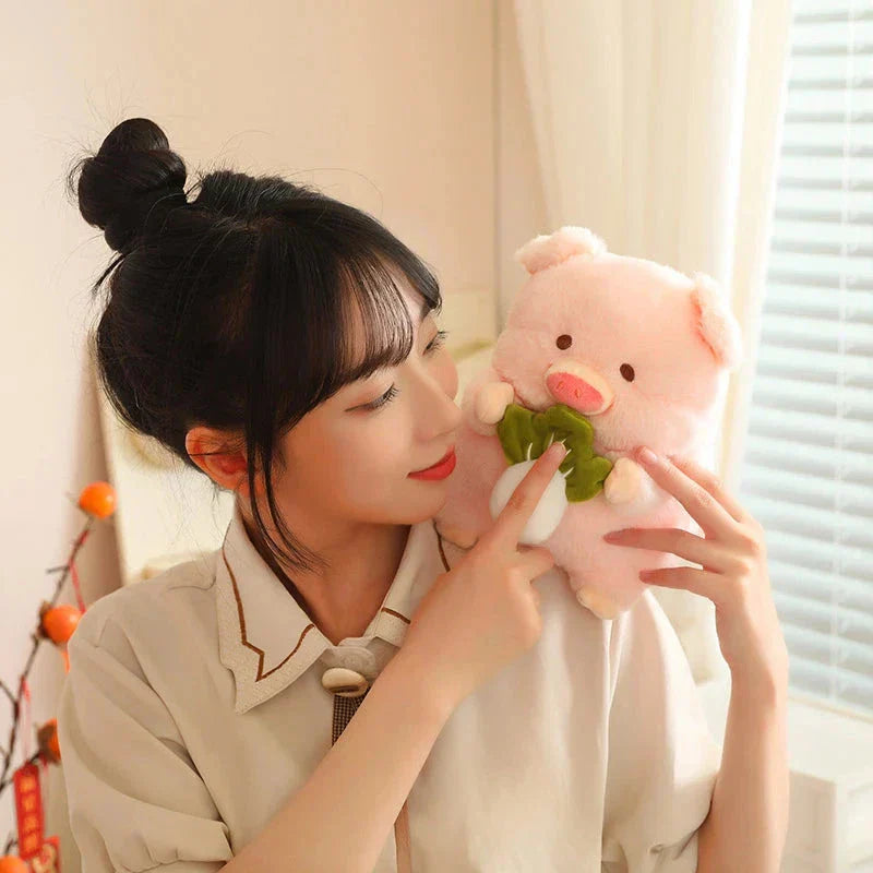 Maliben | Round Fluffy Chonky Piggy Plushie