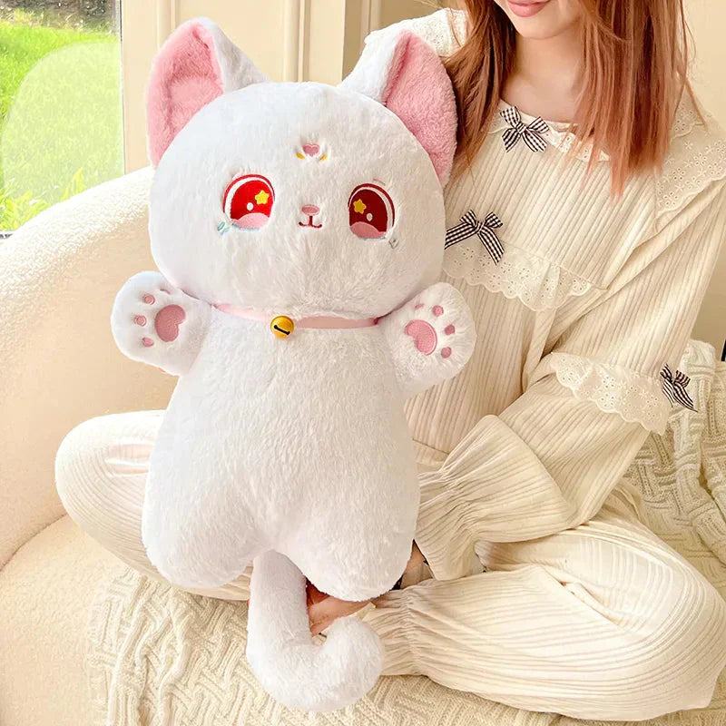Maliben | Sailor Moon Fluffy Black White Cat Plushies