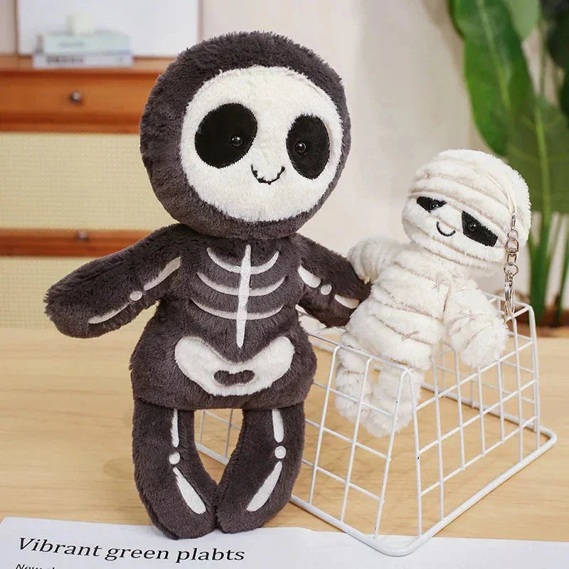 Maliben | Scary Skeleton And Mummy Halloween Plushies