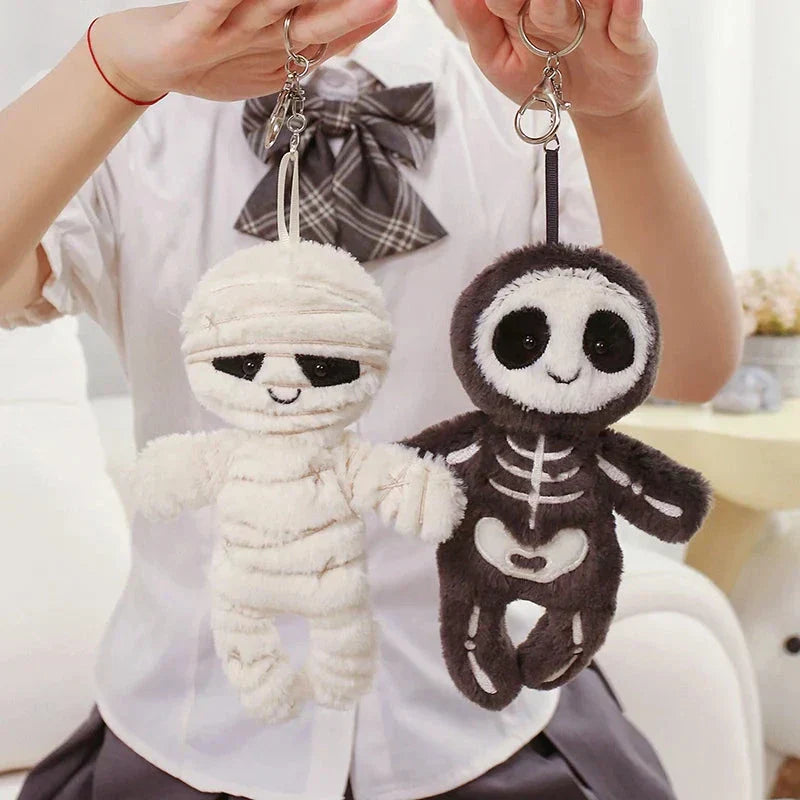 Maliben | Scary Skeleton And Mummy Halloween Plushies