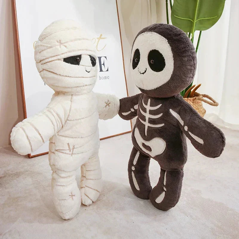 Maliben | Scary Skeleton And Mummy Halloween Plushies