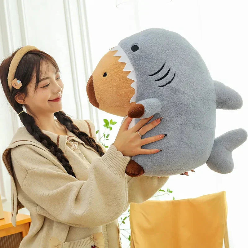 Maliben | Shark Capybara Cosplay Plush