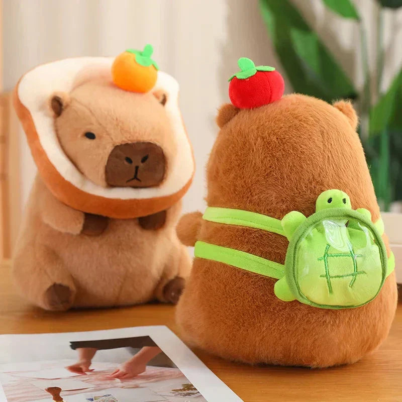 Maliben | Silly Capybara Toast Turtle Snotty Plushie Family