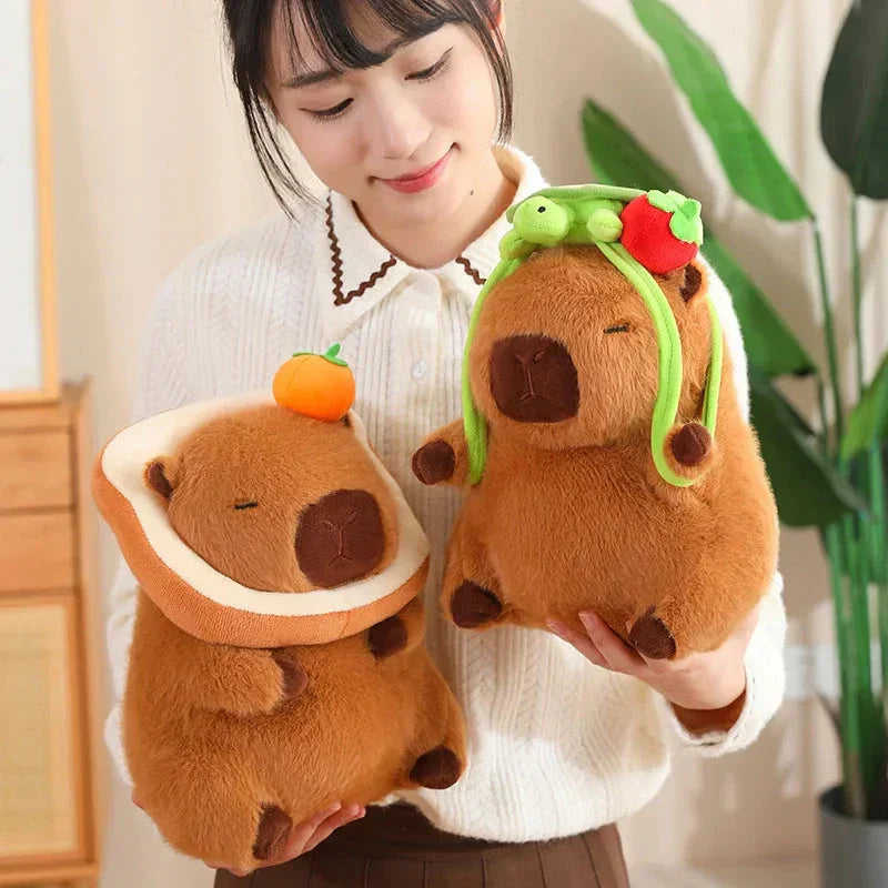 Maliben | Silly Capybara Toast Turtle Snotty Plushie Family