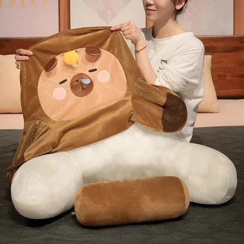 Maliben | Sleepy Capybara Resting Cushion Pillow