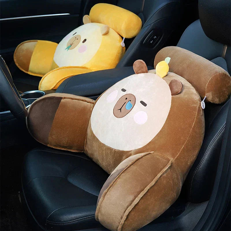 Maliben | Sleepy Capybara Resting Cushion Pillow
