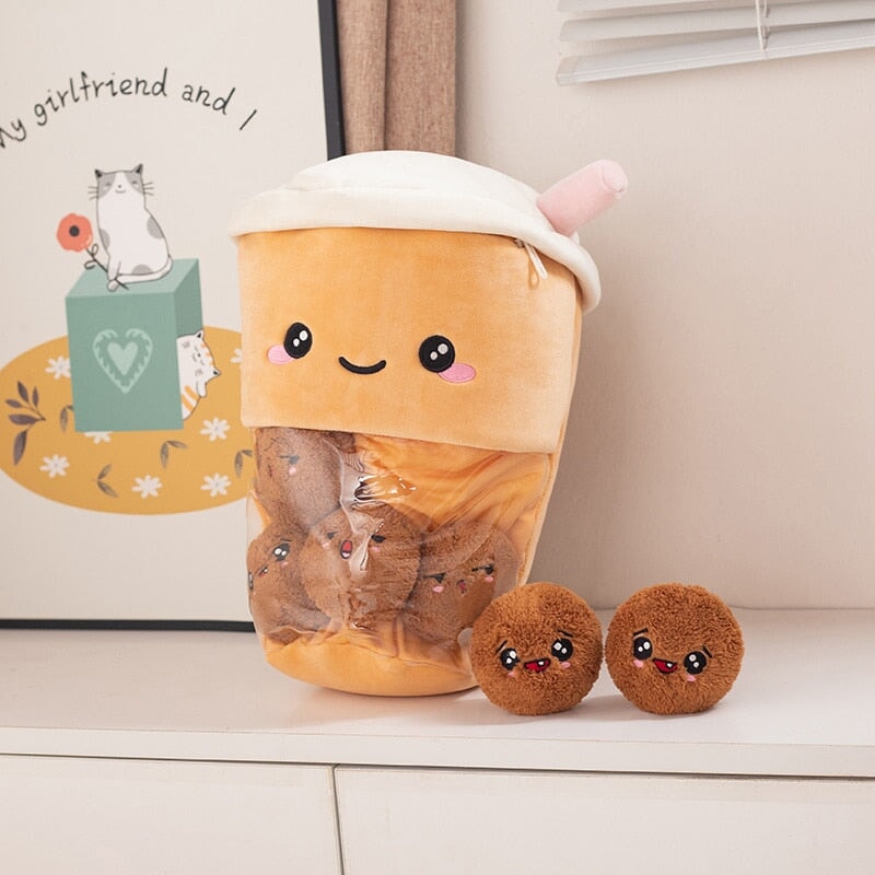 Maliben | Smiling Boba Dessert Plushie