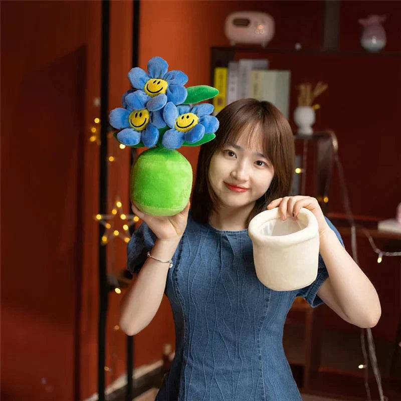 Maliben | Smiling Sunflower Flowerpot Plush