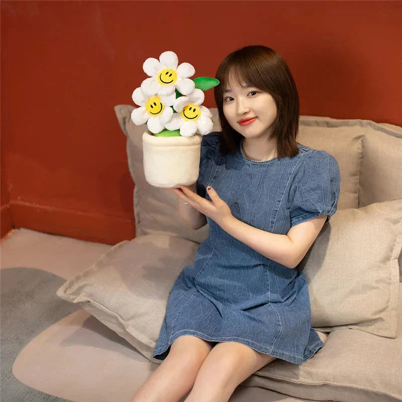 Maliben | Smiling Sunflower Flowerpot Plush