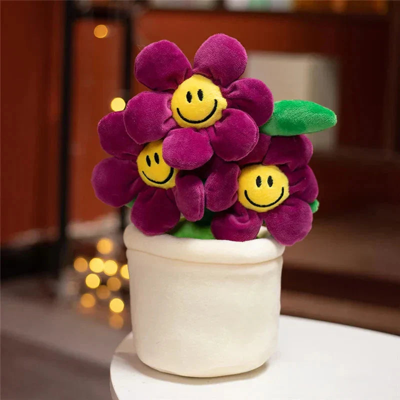 Maliben | Smiling Sunflower Flowerpot Plush