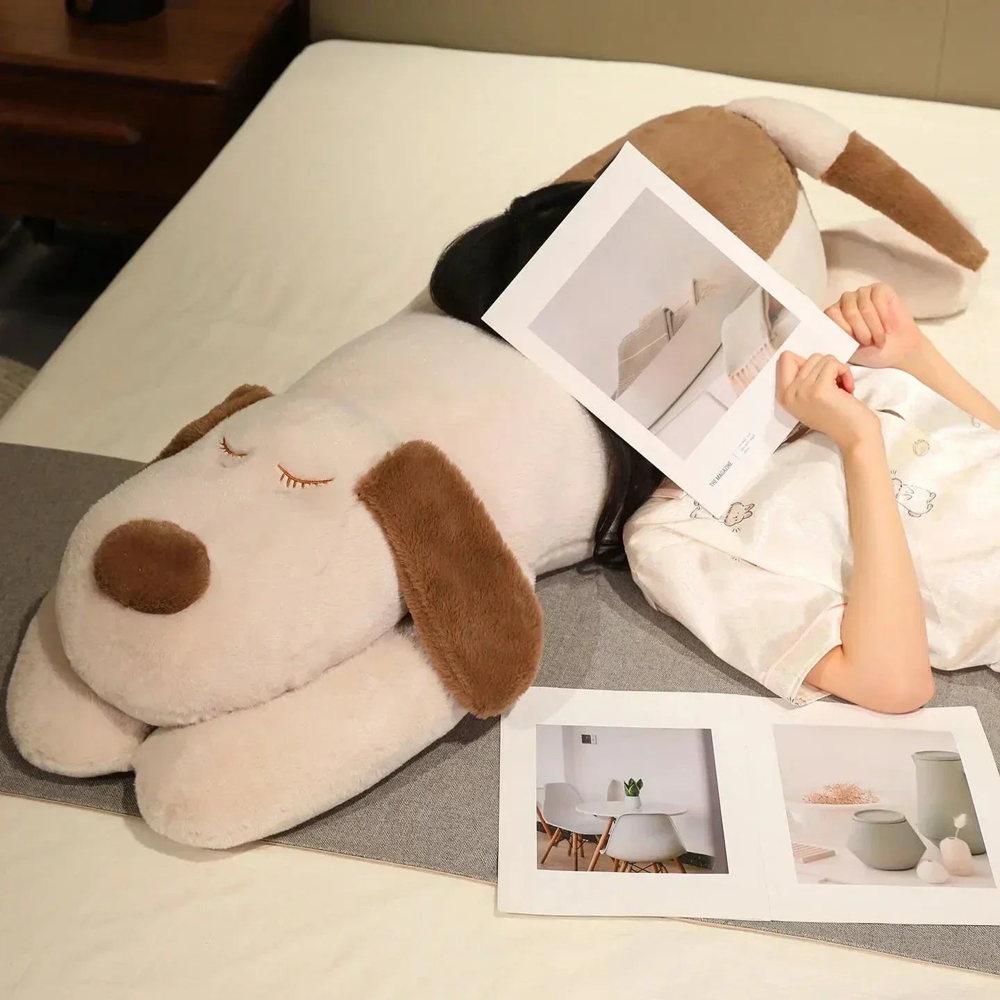 Maliben | Snoozie The Sleepy Puppy Hug Pillow