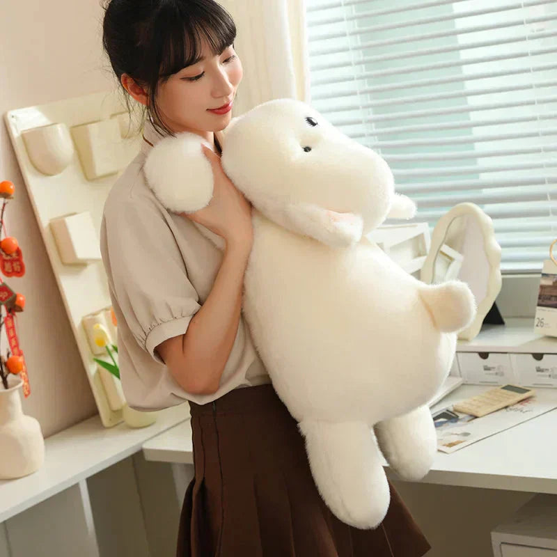Maliben | Snowy The White Maltese Plushie With Frog Hat