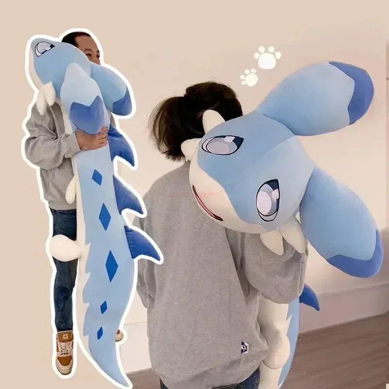 Maliben | Sofi The Long Kawaii Baby Blue Hybrid Dragon Plushie