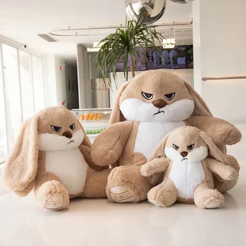 Maliben | Spike The Angry Beige Fluffy Bunny Plushie