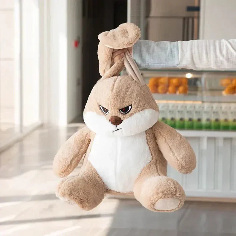 Maliben | Spike The Angry Beige Fluffy Bunny Plushie