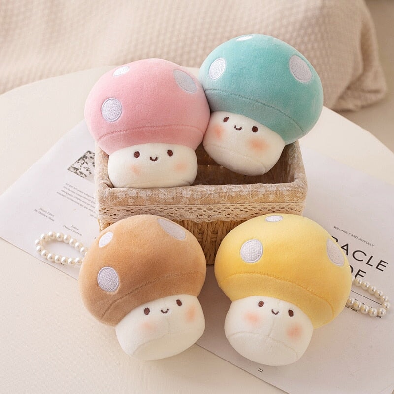 Maliben | Squishy Mushroom Friends Plushie Keychains
