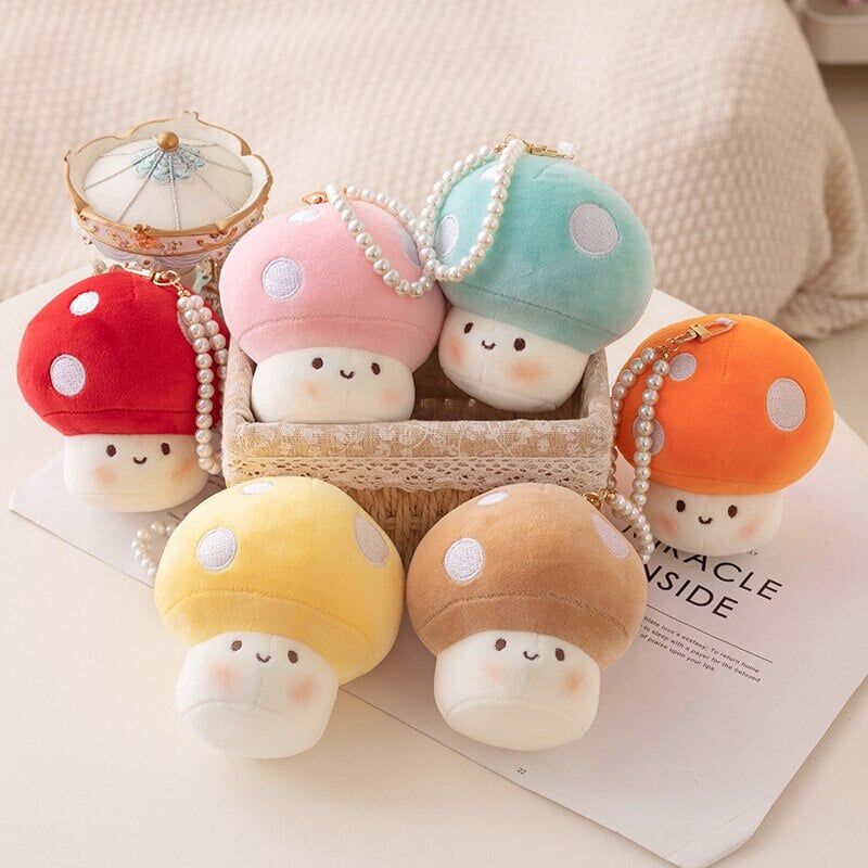 Maliben | Squishy Mushroom Friends Plushie Keychains