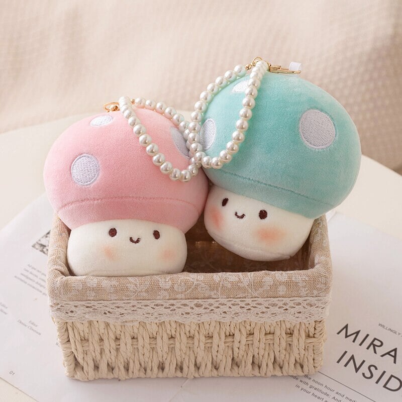 Maliben | Squishy Mushroom Friends Plushie Keychains