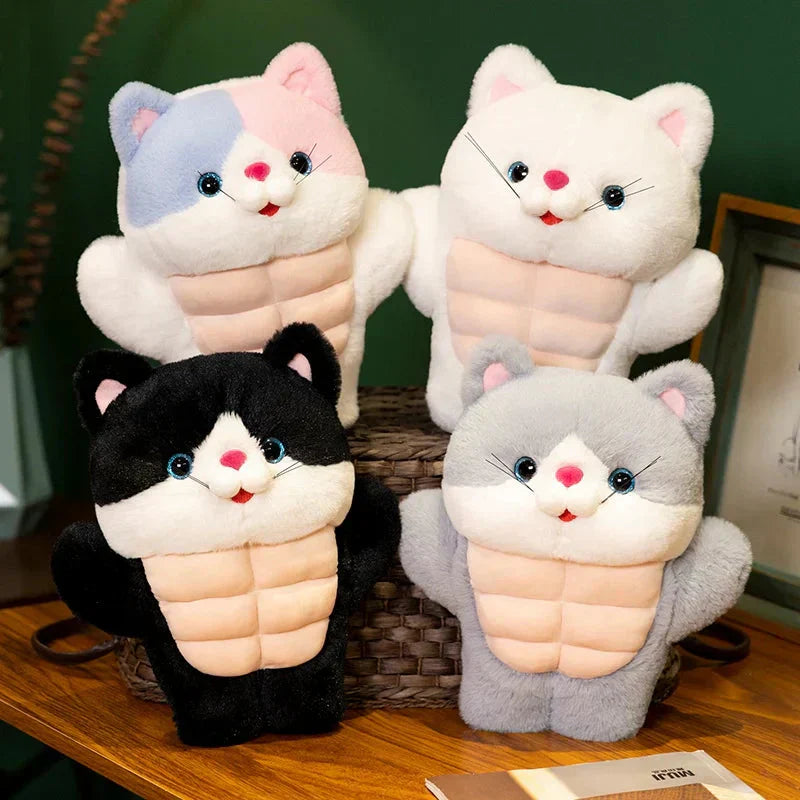 Maliben | Strong Muscle Cat Plushie