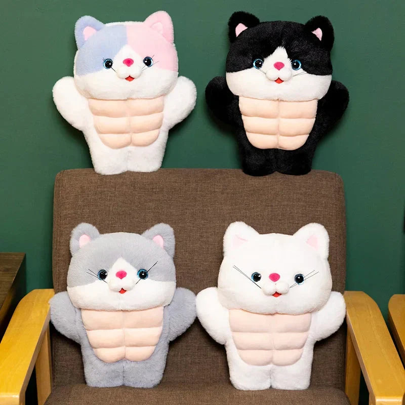 Maliben | Strong Muscle Cat Plushie