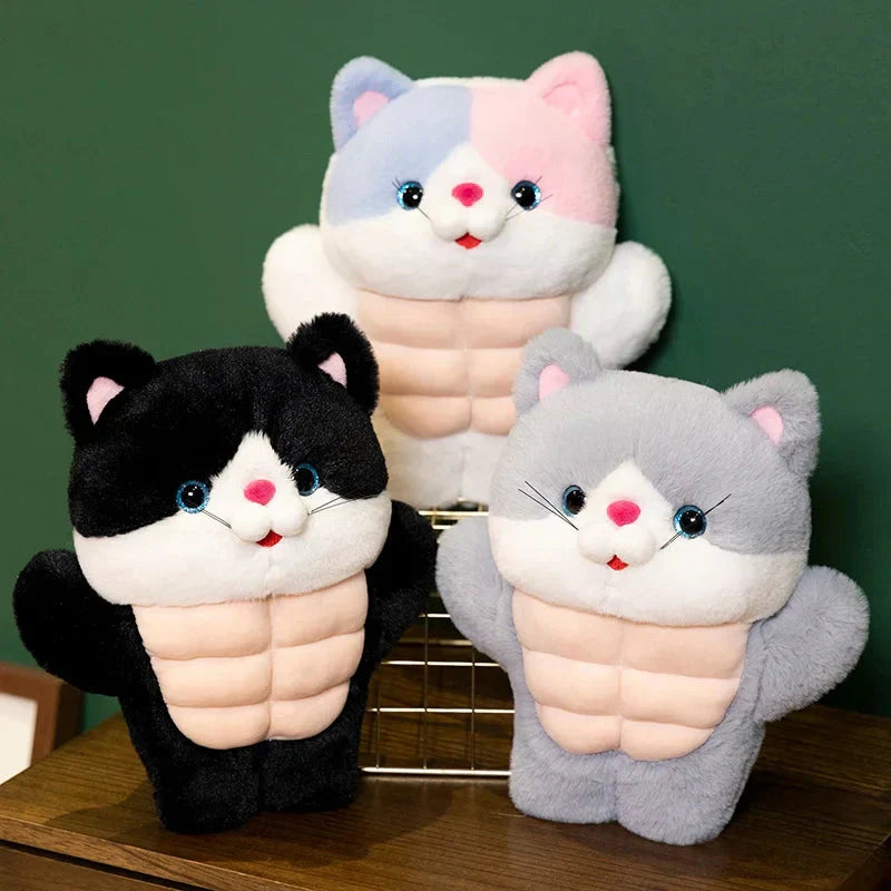 Maliben | Strong Muscle Cat Plushie