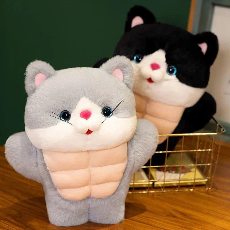 Maliben | Strong Muscle Cat Plushie