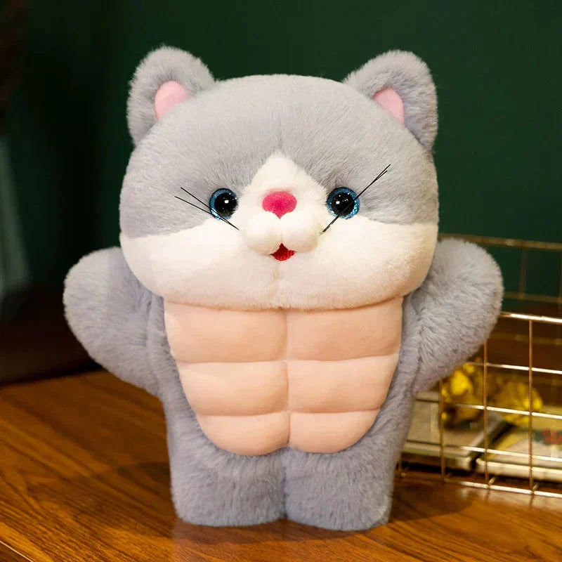 Maliben | Strong Muscle Cat Plushie
