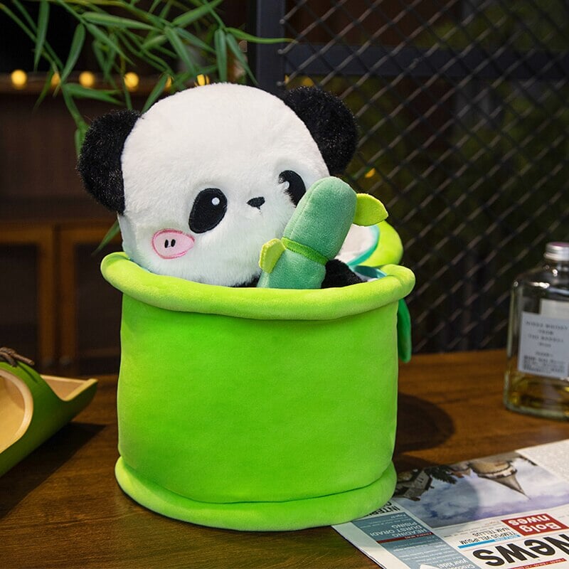 Maliben | Sze Sze The Panda Bamboo Hut Plushie