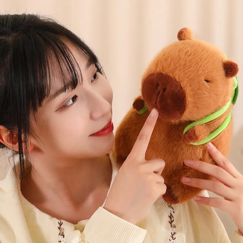 Maliben | The Adorable Capybara Turtle Back Pack Plushies