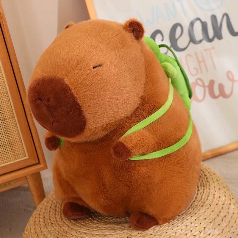 Maliben | The Adorable Capybara Turtle Back Pack Plushies