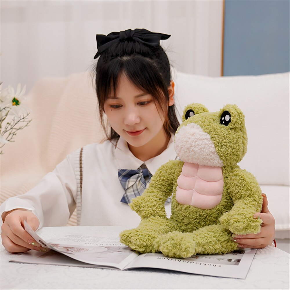 Maliben | The Dench Muscle Frog Plushie