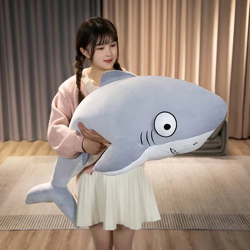 Maliben | The Friendly Cheeky Gray Blue Shark Plushies