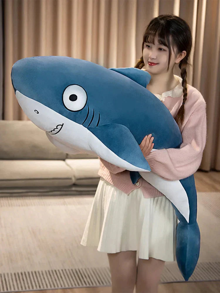 Maliben | The Friendly Cheeky Gray Blue Shark Plushies