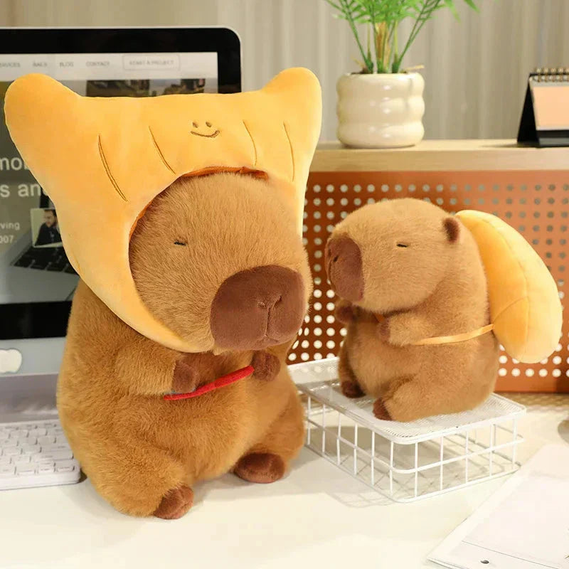 Maliben | Toasted Croissant Capybara Plushies