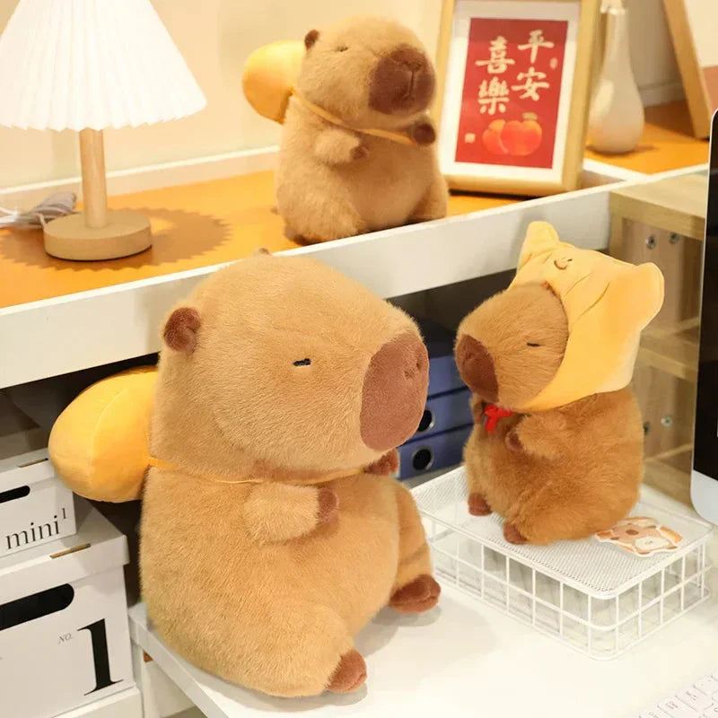 Maliben | Toasted Croissant Capybara Plushies
