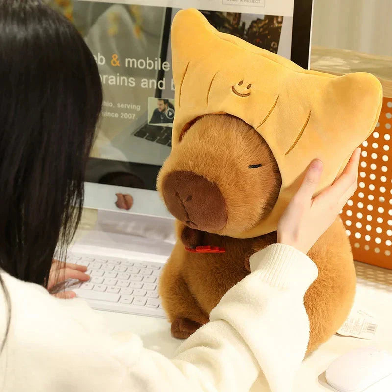 Maliben | Toasted Croissant Capybara Plushies