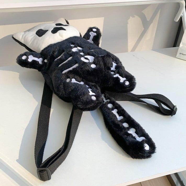 Maliben | Whisper The Mini Skeleton Plush Backpack