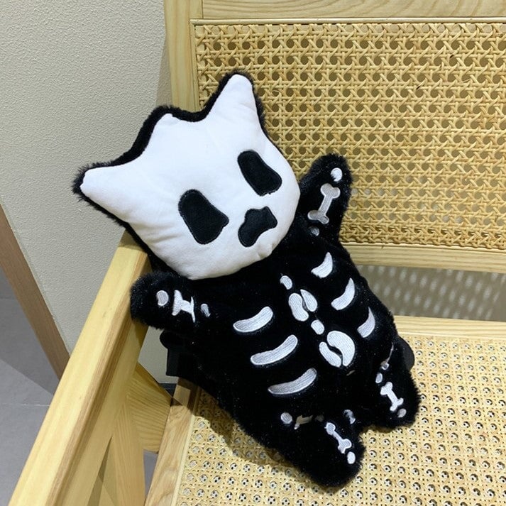 Maliben | Whisper The Mini Skeleton Plush Backpack