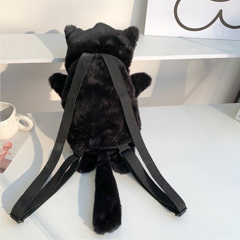 Maliben | Whisper The Mini Skeleton Plush Backpack