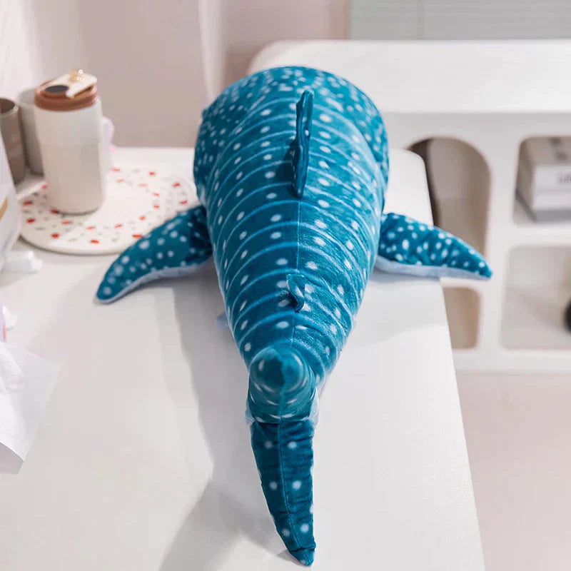Maliben | White Beluga Blue Whale Shark 75cm Plushies