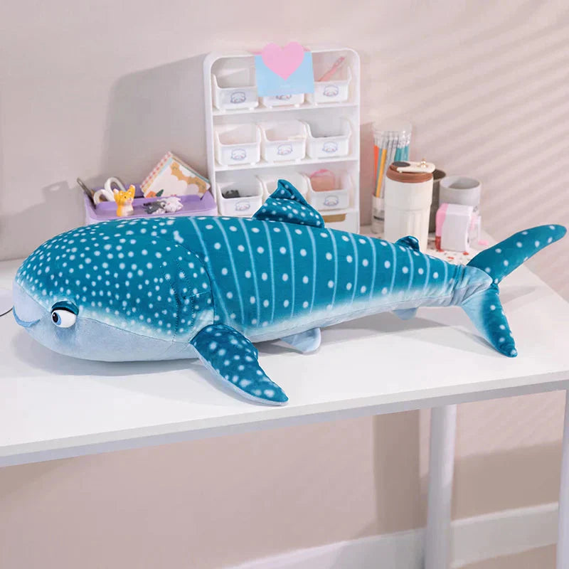 Maliben | White Beluga Blue Whale Shark 75cm Plushies